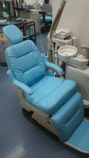 画像1: オサダ製　歯科ユニット　スマイリーファインGM　ふわもこ張替 (1)