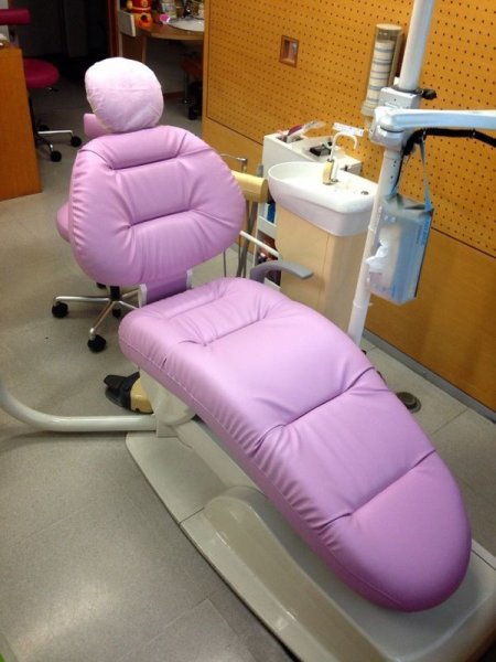 画像1: タカラ製　ベルポートII　歯科ユニット　ふわもこ張替（L-1460） (1)