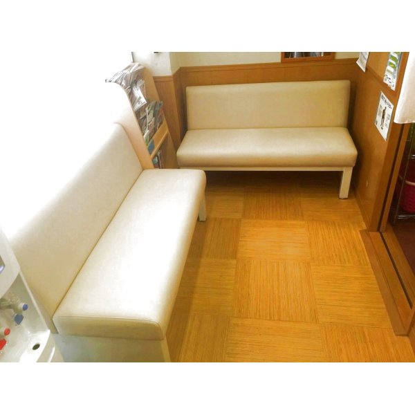 画像2: 待合椅子　張替　（L-1304）