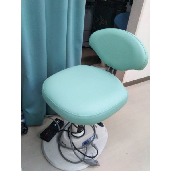 画像1: 眼科用　患者椅子　張替（L-2844)