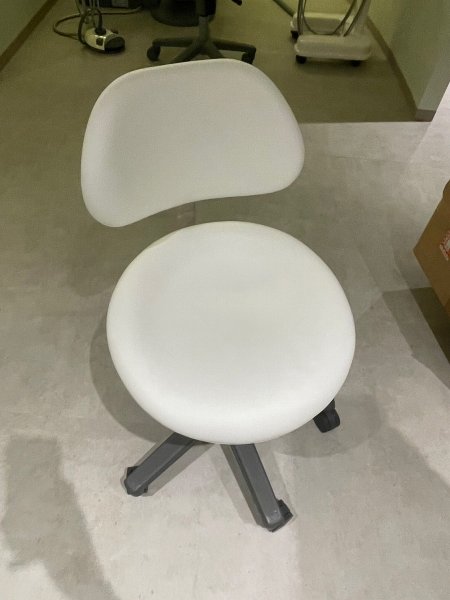 画像1: オステム　ドクタースツール　ふわもこ張替(L-6531) (1)