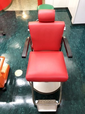 画像1: 診察台椅子（枕付き）張替　（L-2815）