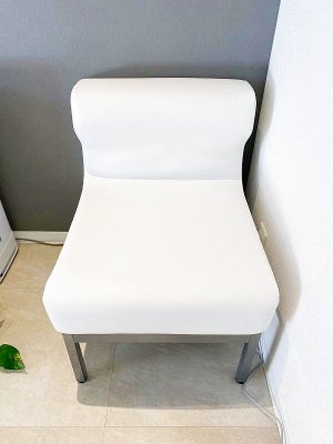 画像1: 待合椅子　1人掛け椅子　張替（UP15007）